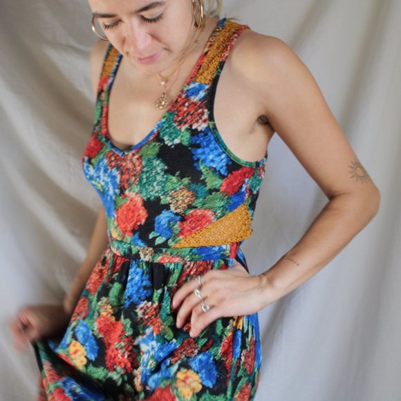 Mimi Chica Full Length Floral Dress - Picture 1 of 1
